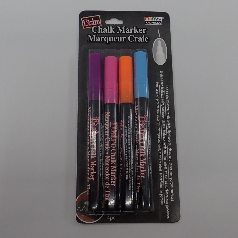 Marvy Uchida Chalk Markers 4 Pack - New
